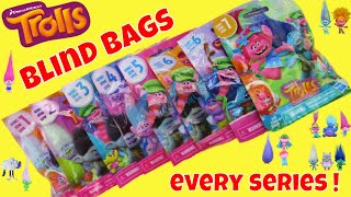 Dreamworks Trolls Blind Bags Series 1 2 3 4 5 6 7 Holiday Blind Bags Opening Surprise Toys