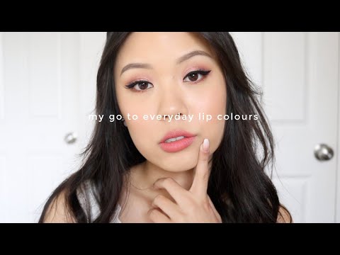 MY GO TO EVERYDAY LIP COLOURS - YouTube
