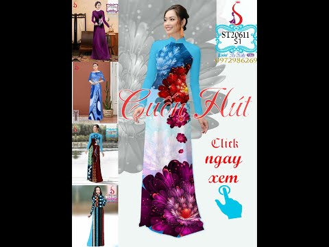 Các mẫu vải áo dài đẹp Cuốn Hút dành cho cô nàng muốn Lôi Cuốn mọi người Vải Áo Dài S