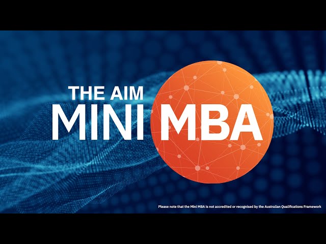 Watch Mini MBA on YouTube.