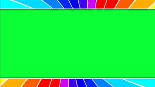 Rainbow Spiral Border Animation Frame Green Screen Hd Video Chroma Key Video Frame
