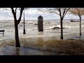 Kibillentette a viharos szél a Balaton vizét, 2020. február 10.