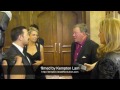 Bill Shatner & wife Elizabeth; Ricky Gervais & girl friend Jane Fallon mingling at 2010 Banff