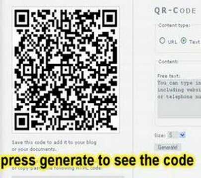 Many new camera phones have the ability to read barcodes very much like a 