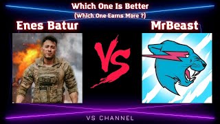 Enes Batur VS MrBeast - Which One Is Better ? - (Which One Earns More ?)