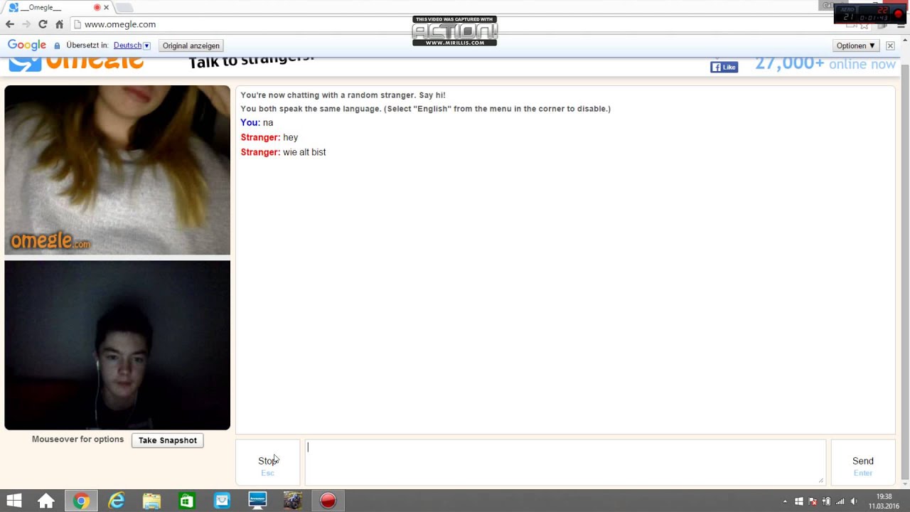 Ebony teen omegle game