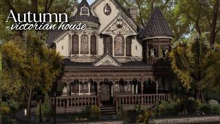 Autumn Victorian House Speedbuild Roblox Bloxburg