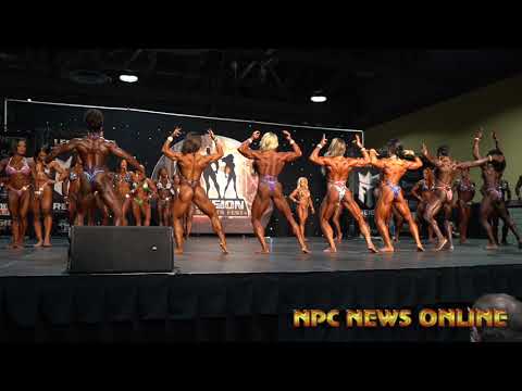 2019 IFBB Pro League Legion Sports Fest Women's Physique Prejudging Video