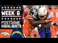 Broncos vs. Chargers (Week 6) | Game Highlights | NFL