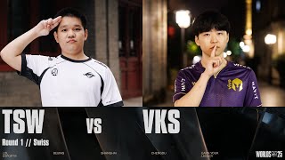Tsw Vs Vks Worlds 2025 Swiss Stage Game 01 Team Secret Whales Vs Vivo Keyd Stars