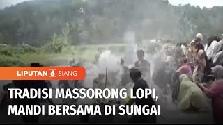 Ratusan Ibu Hamil dan Gadis Desa Ikut Tradisi Mandi Bersama di Sungai | Liputan 