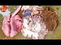 Bakre ki pachauni kaise dhote hain पचौनी साफ करने का तरीका goat intestine cleaning skill|boti recipe