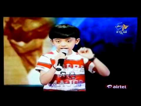 M Suhas on Yede Thumbi Haduvenu... Finals (Telecast on 28Aug2011...