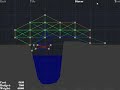 Title:Insane Swing Bridge Description:This is my solution to level 15 of Cryptic Sea's Bridge Building Game. I couldn't figure out how to make an actual bridge that would get across the water and onto the bump without connecting to the other side, so I built this swing, which requires precise timing.<br /><br />Okay, I want to add an explanation for the three different runs so you don't think I just messed up the first two times. The point was to demonstrate the precise timing required. The three runs are as follows:<br /><br />1. The train starts too soon and smashes through the swing while it's still too high<br />2. The train starts too late and comes off the swing at the wrong angle, getting stuck on the other edge<br />3. The train is started at just the right time, as the swing is beginning to descend, so that it can ramp off and make it to the other side.