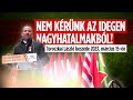 NEM KÉRÜNK AZ IDEGEN NAGYHATALMAKBÓL! – Toroczkai László beszéde 2023. március 15-én