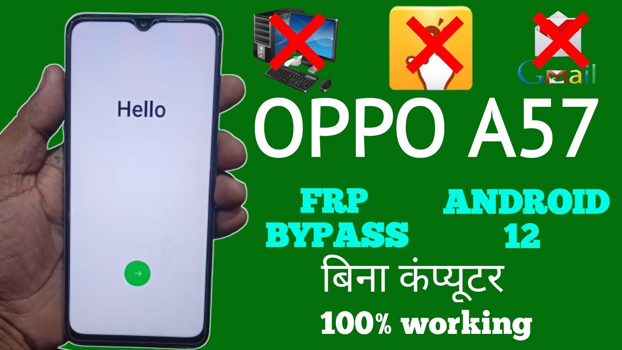 Oppo A57 New FRP Bypass Without PC 2023 100% working Oppo A57 New FRP Bypass Without PC 2023 100% working