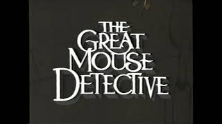 The Great Mouse Detective (1992 VHS Trailer)