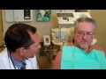 Laser removal of benign growth in the cheek
