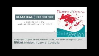 Giuseppe Verdi Ernani Si Ridesti Il Leon Di Castiglia