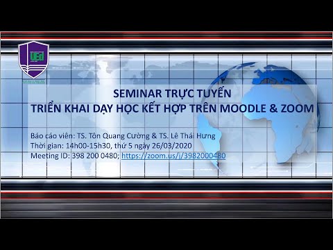 Hướng dẫn một số tính năng trên Moodle