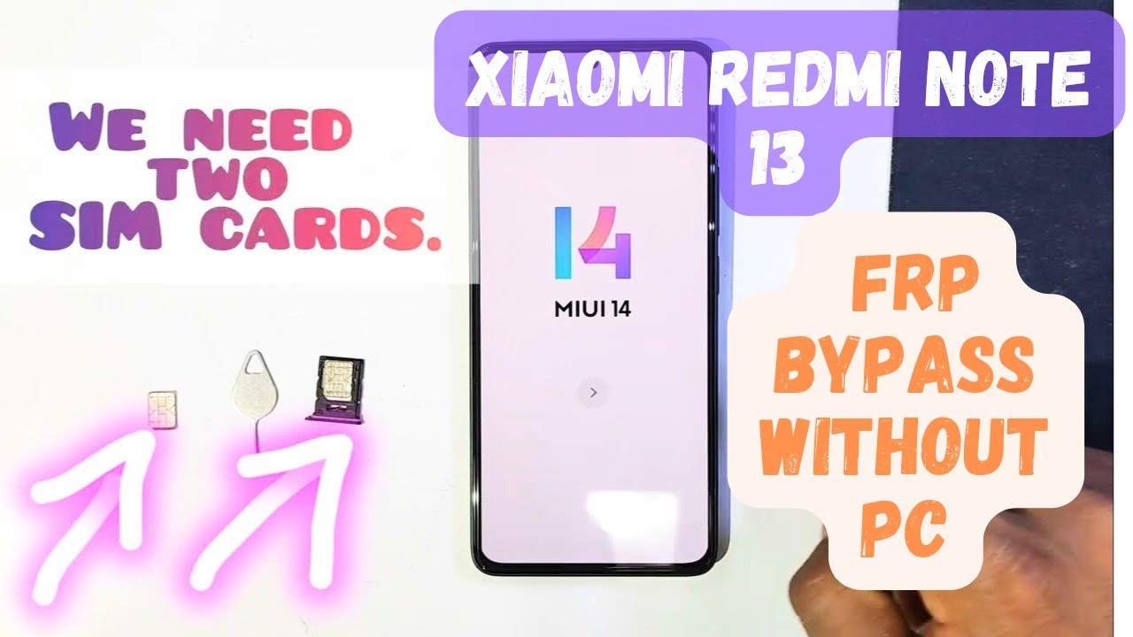 Xiaomi redmi note 13 frp bypass without pc! miui14 2024 Xiaomi redmi note 13 frp bypass without pc! miui14 2024