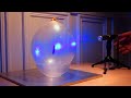 Laser explodes firecracker inside balloon! 爆竹は、バルーンの内部に爆発！IMG *