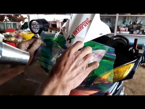 Kỹ thuật dán chóa đèn xe máy tại nhà mà ai cũng dán được