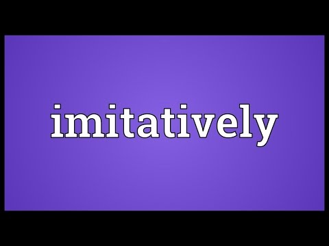 Header of imitatively