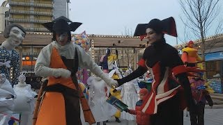 Видео Авангардная Масленица на Новом Арбате, Москва 26 02 2017г от Svetlana Terner, Авангардная улица, Москва, Россия