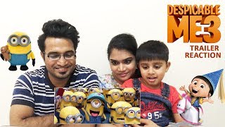Despicable Me 3 Trailer Reaction by 4 years old kid | Sooo Cute | watch till the end