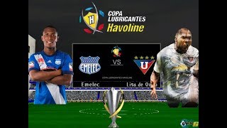 Emelec Vs Liga de Quito | Final | Ida | Simulación Del Partido | Pes 6 Ecuador