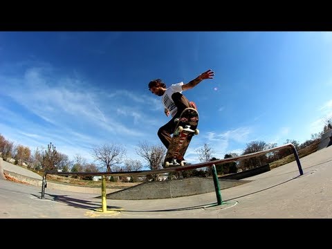 Half Cab Bluntslide Biggerspin On A Flatbar - At The Bar With Jeff Fowler