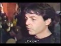 Paul Mccartney Reacción Ante La Muerte De John lennon (Subtitulado en Español)