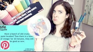 Testing Pinterest ART HACKS!