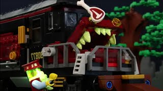 Lego Haunted Train, School, Bus Compilation Stop Motion Lego Hidden Side & More Billy Bricks
