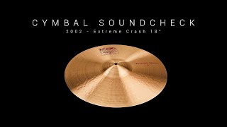 Cymbal Soundcheck - 2002 Extreme Crash 18"