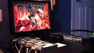 Doom - E1M1 On Eight Floppy Drives
