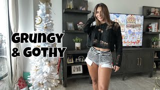 Grungy And Gothy Clothing Try On Haul Ft. Gthic #Tryon