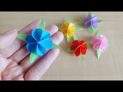 Hiphip Craft_Cách làm hoa hồng bằng giấy đơn giản #1_Hoa hồng Origami_ Paper Flower