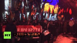 Ukraine: Odessa nationalists commemorate "heroes of the Battle of Kruty"