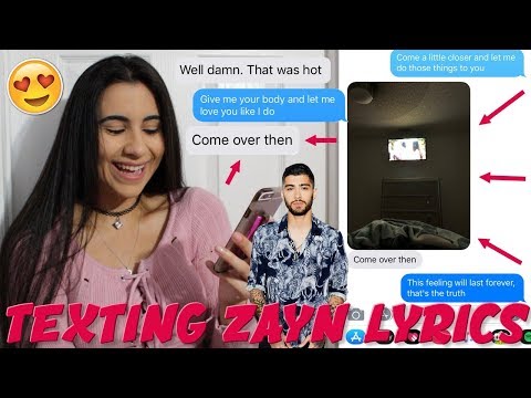 TEXTING MY GUY BEST FRIEND ZAYN "LET ME" LYRICS (gone right?!) | Just Sharon TEXTING MY GUY BEST FRIEND ZAYN "LET ME" LYRICS (gone right?!) | Just Sharon #1