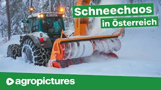 Winterdienst In Österreich Mit Fendt Traktoren Schneechaos 2019 Lener Hackgut Gmbh