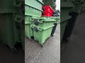 Stacks of Green 660 Litre Wheelie Bins