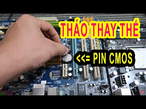 Cách tháo lắp thay pin Cmos máy tính pc | Máy tính không lưu giờ ngày tháng