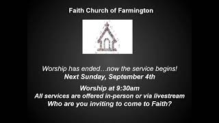 Worship With Faith - 8/28