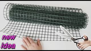 Look At What Ive Made With Gardening Plastic Netting Home Decor Unique Ideas.
