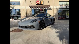 2023 Porsche 718 Cayman Gts In Arctic Gray