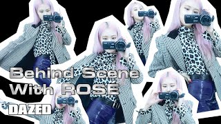 11월호 커버 걸 로제의 셀프 캠 비하인드 씬. / The November cover girl ROSÉ’s self-cam behind scen