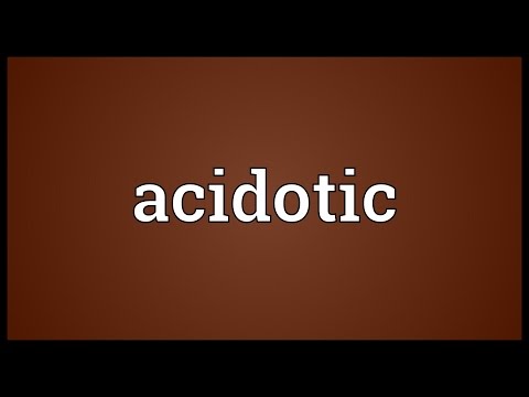 Header of acidotic
