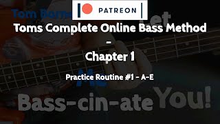 Toms Online Bass Method - Your Very First Bass Practice Routine For Absolute Beginners